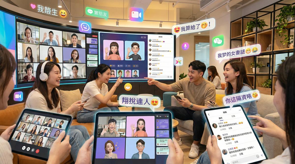 麻豆传媒甜心社区互动场景