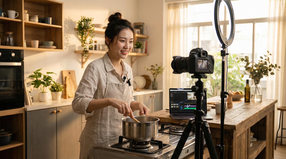 麻豆传媒视频-美食VLOG视频